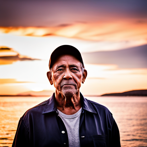 Fisherman after a long day at sea